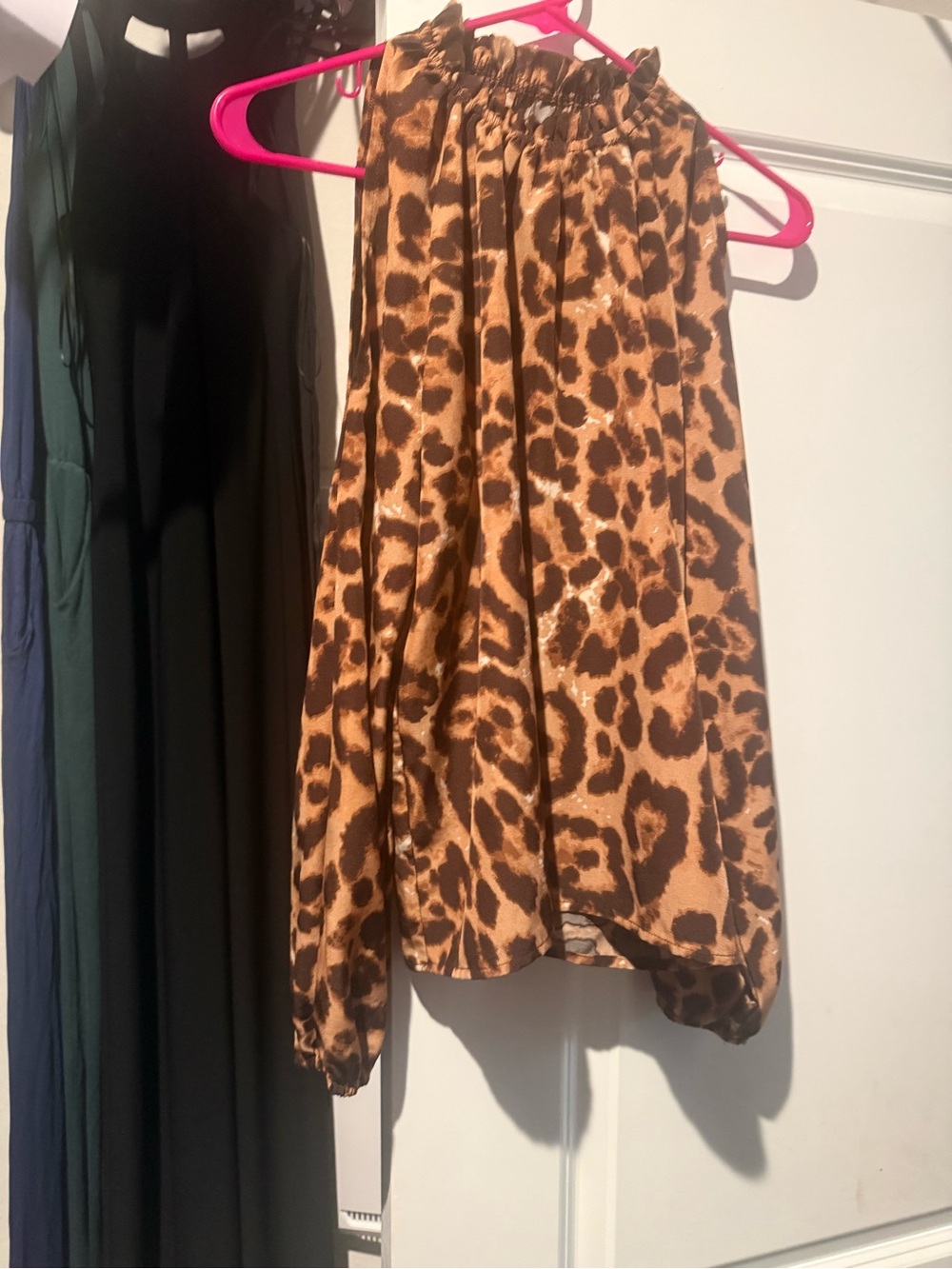 Leopard Print Women’s top- Brown Animal Print